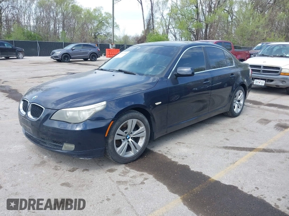 2010 BMW 5 Series 528i with VIN WBANU5C53AC129295, listed as a IAAI auction lot 42004350 with 183,252 mi miles and . Bid and sale history available at carsss.com. Image 2.