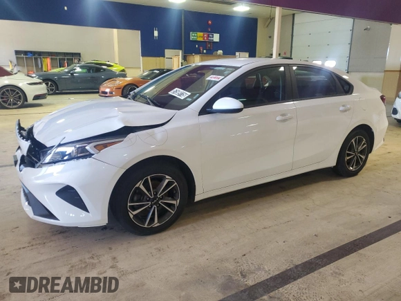 2023 Kia Forte LXS with VIN 3KPF24AD3PE590466, listed as a Copart auction lot 51589115 with 57,152 mi miles and Non Repairable. Bid and sale history available at carsss.com. Image 1.