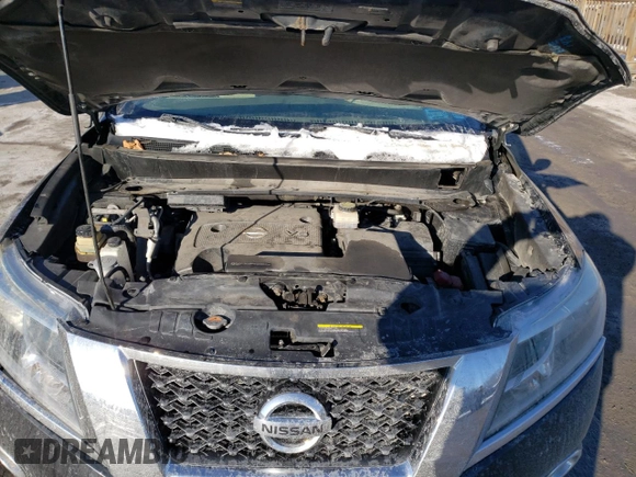 2015 Nissan Pathfinder SV with VIN 5N1AR2MM8FC714187, listed as a Copart auction lot 86588914 with 118,715 mi miles and Salvage Title. Bid and sale history available at carsss.com. Image 14.