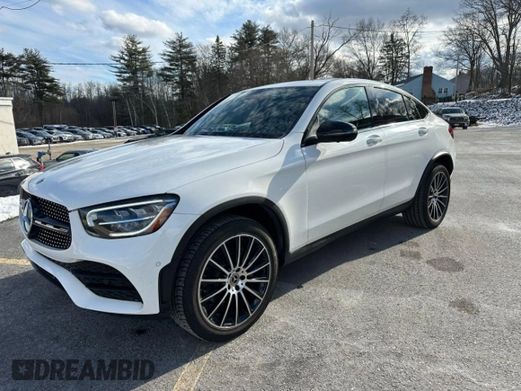 2021 Mercedes-Benz GLC with VIN W1N0J8EB0MF941241, listed as a Copart auction lot 89323765 with 59,133 mi miles and Clean Title. Bid and sale history available at carsss.com. Image 1.