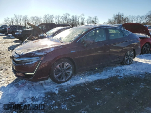 2018 Honda Clarity Plug-In Hybrid with VIN JHMZC5F11JC022972, listed as a Copart auction lot 38949914 with 72,740 mi miles. Bid and sale history available at carsss.com. Image 1.