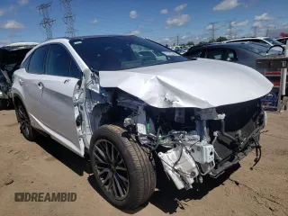 2021 Lexus RX with VIN 2T2YGMDA8MC070118, listed as a Copart auction lot 61523344 with 22,803 mi miles and Salvage Title. Bid and sale history available at carsss.com. Image 4.