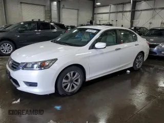 2013 Honda Accord LX z VIN 1HGCR2F32DA221181, wystawiony jako Copart lot #57628065 z przebiegiem 159 040 mil mil oraz Szkoda całkowita • Salvage title. Historia ofert i sprzedaży dostępna na DreamBid. Obrazek 1.