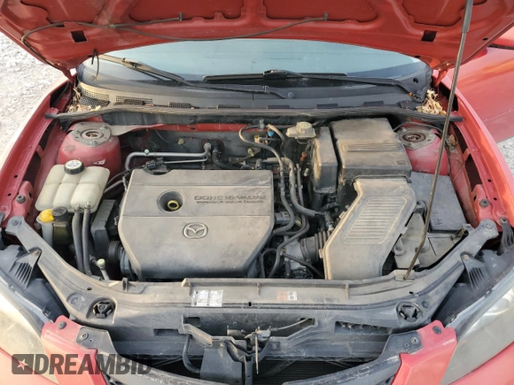 2006 Mazda 3 i with VIN JM1BK12F161416801, listed as a Copart auction lot 48865535 with 195,086 mi miles and Clean Title. Bid and sale history available at DreamBid. Image 12.