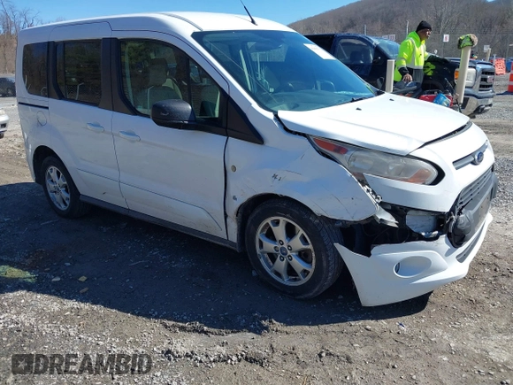 2014 Ford Transit Connect XLT z VIN NM0AE8F7XE1148356, wystawiony jako IAAI lot #41658732 z przebiegiem 128 180 mil mil oraz . Historia ofert i sprzedaży dostępna na DreamBid. Obrazek 1.