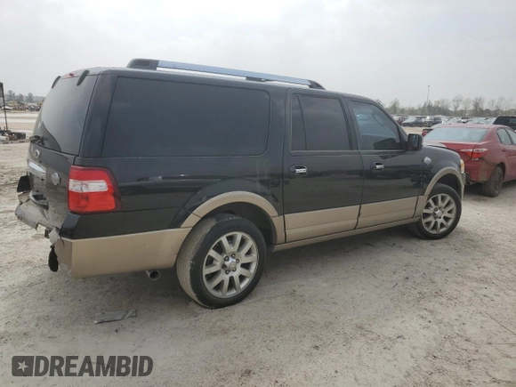 2014 Ford Expedition Max XLT with VIN 1FMJK1H53EEF07470, listed as a Copart auction lot 48903355 with 189,551 mi miles and Salvage title. Bid and sale history available at DreamBid. Image 3.
