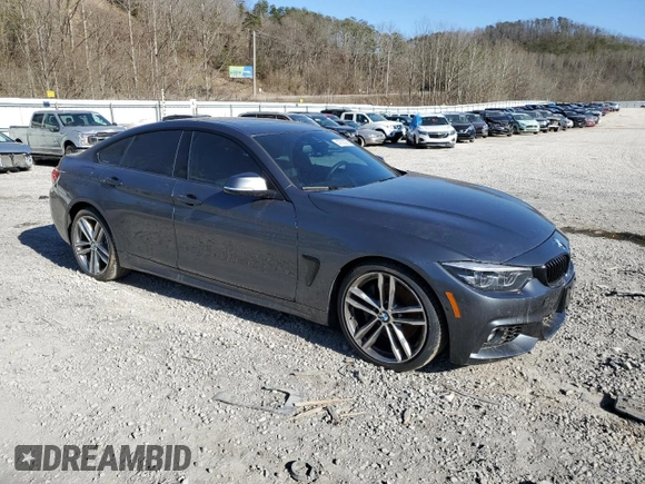 2020 BMW 4 Series 430i with VIN WBA4J1C03LBU67600, listed as a Copart auction lot 47520265 with 28,318 mi miles and Salvage Title. Bid and sale history available at DreamBid. Image 4.