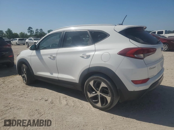 2016 Hyundai Tucson Limited z VIN KM8J33A28GU065481, wystawiony jako Copart lot #52792755 z przebiegiem 148 500 mil mil oraz Czysty tytuł • Clean title. Historia ofert i sprzedaży dostępna na DreamBid. Obrazek 2.