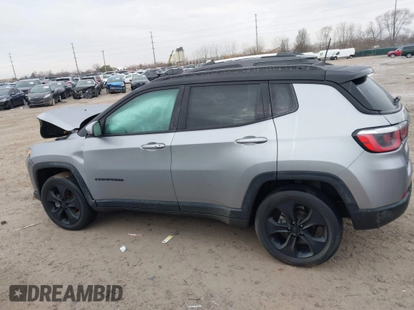 2020 Jeep Compass Latitude with VIN 3C4NJDBB5LT229144, listed as a IAAI auction lot 41448885 with 53,534 mi miles and . Bid and sale history available at DreamBid. Image 14.