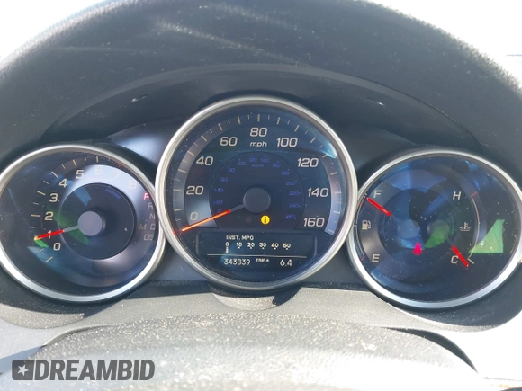 2006 Acura RL with VIN JH4KB16526C005234, listed as a IAAI auction lot 42130374 with 343,839 mi miles and . Bid and sale history available at DreamBid. Image 7.