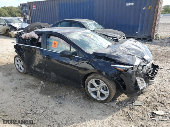 2019 Chevrolet Cruze Premier with VIN 1G1BF5SM1K7132806, listed as a Copart auction lot 73595624 with 0 mi miles and Non Repairable. Bid and sale history available at carsss.com. Image 4.