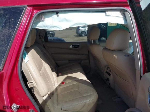 2015 Nissan Pathfinder Platinum with VIN 5N1AR2MM9FC693611, listed as a IAAI auction lot 41651847 with 84,340 mi miles. Bid and sale history available at carsss.com. Image 8.