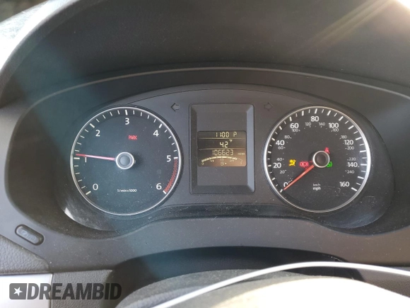 2012 Volkswagen Jetta TDI w/Premium with VIN 3VWLL7AJ2CM088505, listed as a Copart auction lot 88690415 with 106,623 mi miles and Salvage title. Bid and sale history available at DreamBid. Image 9.