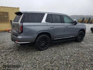 2021 Cadillac Escalade Premium Luxury with VIN 1GYS4BKL1MR445245, listed as a Copart auction lot 42578795 with 40,416 mi miles and Salvage Title. Bid and sale history available at carsss.com. Image 3.