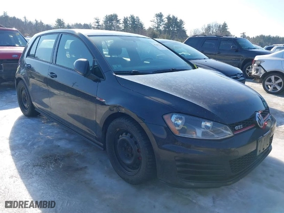 2016 Volkswagen Golf GTI SE with VIN 3VW4T7AUXGM060021, listed as a IAAI auction lot 41602354 with 81,349 mi miles. Bid and sale history available at carsss.com. Image 1.