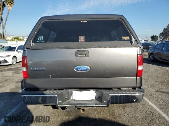 2008 Ford F-150 XLT with VIN 1FTPX125X8FB09535, listed as a Copart auction lot 45958875 with 224,833 mi miles and Salvage Title. Bid and sale history available at carsss.com. Image 6.
