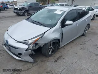 2017 Toyota Prius Two with VIN JTDKARFU3H3035484, listed as a IAAI auction lot 41707390 with 81,010 mi miles. Bid and sale history available at carsss.com. Image 2.