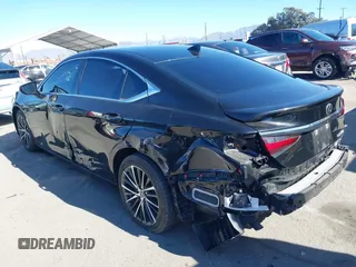 2023 Lexus ES with VIN 58ADA1C19PU028119, listed as a IAAI auction lot 41361461 with 48,379 mi miles. Bid and sale history available at carsss.com. Image 3.