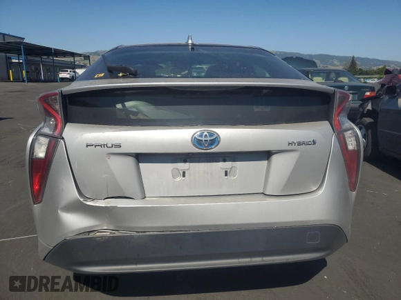 2016 Toyota Prius Four with VIN JTDKARFU4G3508243, listed as a Copart auction lot 56126205 with 119,351 mi miles and Clean Title. Bid and sale history available at DreamBid. Image 6.