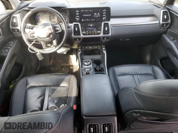 2021 Kia Sorento EX with VIN KNDRH4LG2M5033557, listed as a Copart auction lot 48209075 with 57,705 mi miles and Salvage title. Bid and sale history available at DreamBid. Image 8.