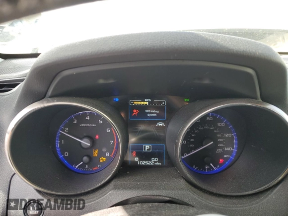 2019 Subaru Legacy Premium with VIN 4S3BNAF64K3040045, listed as a Copart auction lot 52147615 with 102,522 mi miles and Salvage Title. Bid and sale history available at DreamBid. Image 9.