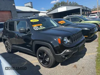 2021 Jeep Renegade Sport with VIN ZACNJDAB5MPN08584, listed as a Copart auction lot 45045155 with 52,840 mi miles and Clean title. Bid and sale history available at DreamBid. Image 1.