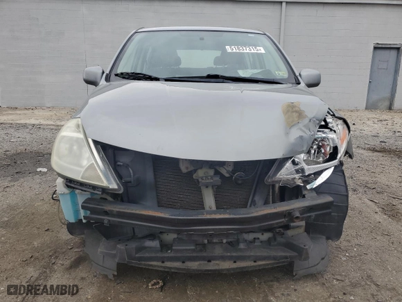 2009 Nissan Versa 1.8 S with VIN 3N1BC13EX9L385213, listed as a Copart auction lot 51837315 with 144,722 mi miles and Salvage Title. Bid and sale history available at carsss.com. Image 5.