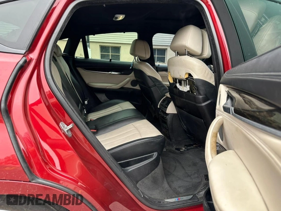 2015 BMW X6 xDrive50i with VIN 5UXKU6C59F0F93634, listed as a Copart auction lot 68158794 with 109,923 mi miles and Clean Title. Bid and sale history available at carsss.com. Image 9.