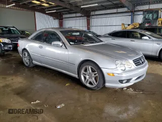2002 Mercedes-Benz CL-Class AMG with VIN WDBPJ73J42A020126, listed as a Copart auction lot 45150895 with 115,369 mi miles and Salvage Title. Bid and sale history available at carsss.com. Image 4.