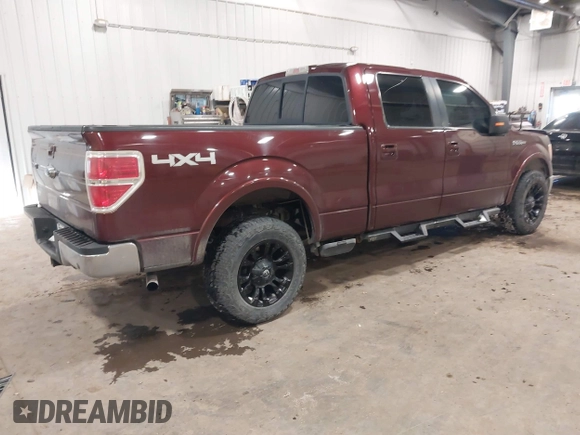2009 Ford F-150 XL with VIN 1FTPW14V19FA15416, listed as a IAAI auction lot 41203618 with 135,758 mi miles. Bid and sale history available at carsss.com. Image 4.