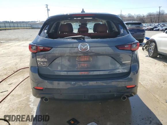 2023 Mazda CX-5 S Preferred with VIN JM3KFBCM1P0176901, listed as a Copart auction lot 47211485 with 22,142 mi miles and Salvage Title. Bid and sale history available at carsss.com. Image 6.