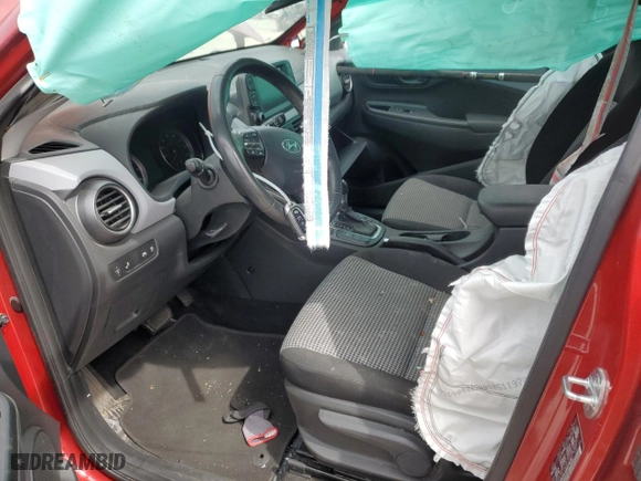 2021 Hyundai Kona SEL with VIN KM8K22AA8MU748267, listed as a Copart auction lot 47951785 with 59,970 mi miles and Salvage Title. Bid and sale history available at carsss.com. Image 7.