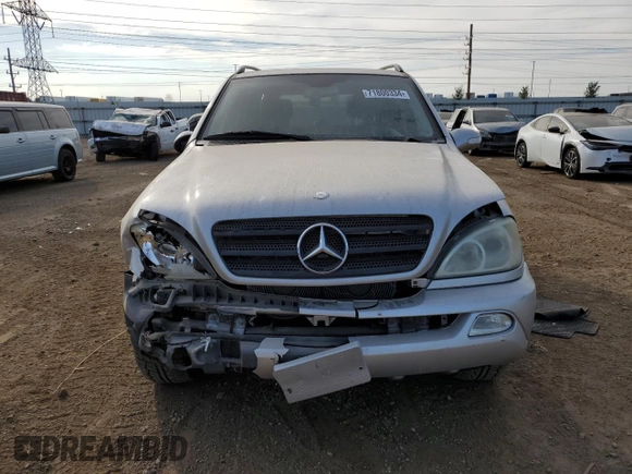 2003 Mercedes-Benz M-Class 3.7L with VIN 4JGAB57E33A421993, listed as a Copart auction lot 71800334 with 210,086 mi miles and Salvage Title. Bid and sale history available at carsss.com. Image 5.