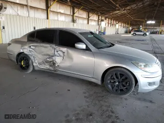 2011 Hyundai Genesis with VIN KMHGC4DE7BU117892, listed as a Copart auction lot 42168305 with 196,464 mi miles and Salvage Title. Bid and sale history available at carsss.com. Image 4.