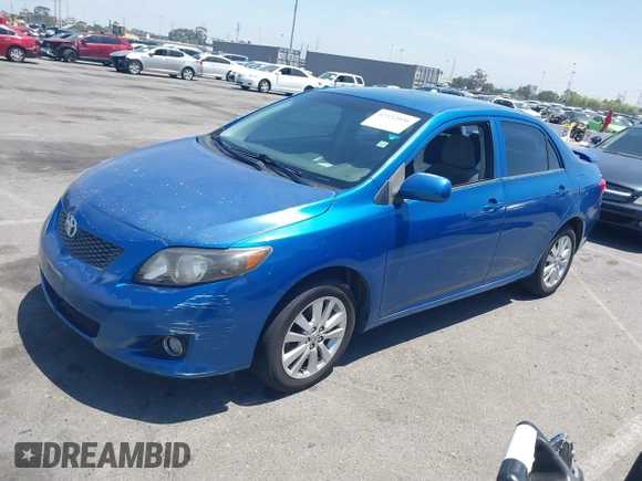 2009 Toyota Corolla with VIN 1NXBU40E29Z015813, listed as a IAAI auction lot 42332036 with 134,866 mi miles and . Bid and sale history available at DreamBid. Image 2.