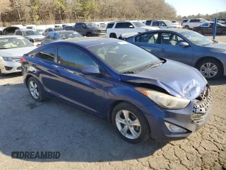 2013 Hyundai Elantra Coupe GS with VIN KMHDH6AE3DU014251, listed as a Copart auction lot 84525594 with 284,301 mi miles and Salvage Title. Bid and sale history available at carsss.com. Image 4.