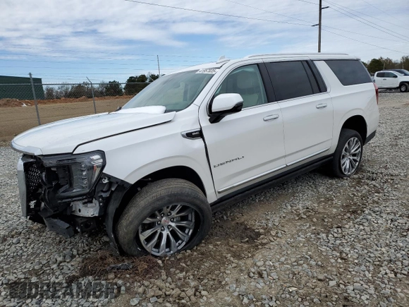 2022 GMC Yukon XL Denali with VIN 1GKS2JKL5NR344043, listed as a Copart auction lot 41957835 with 54,181 mi miles and Salvage Title. Bid and sale history available at carsss.com. Image 1.