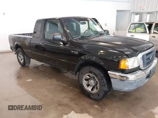 2005 Ford Ranger XL with VIN 1FTYR14U75PA25682, listed as a IAAI auction lot 41610110 with 130,527 mi miles. Bid and sale history available at carsss.com. Image 1.