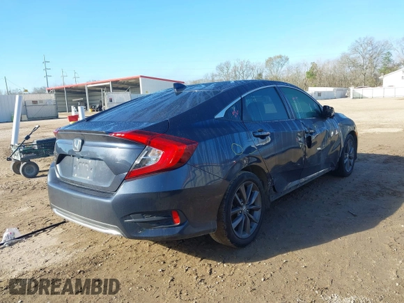 2019 Honda Civic Sedan EX with VIN 19XFC1F38KE003389, listed as a IAAI auction lot 41633696 with 77,825 mi miles. Bid and sale history available at carsss.com. Image 4.