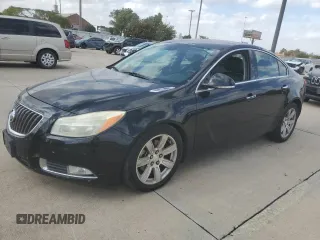 2012 Buick Regal Turbo Premium 1 with VIN 2G4GS5EV7C9215679, listed as a Copart auction lot 77190454 with 172,741 mi miles and Salvage Title. Bid and sale history available at carsss.com. Image 1.