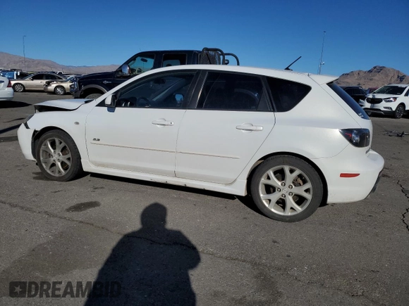 2008 Mazda 3 s GT *Ltd Avail* with VIN JM1BK344081143909, listed as a Copart auction lot 85581574 with 166,578 mi miles and Salvage Title. Bid and sale history available at carsss.com. Image 2.