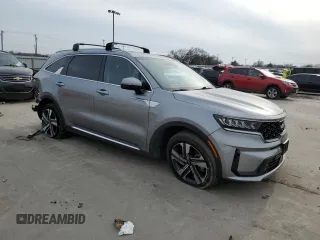 2023 Kia Sorento EX z VIN KNDRHDLG9P5223960, wystawiony jako Copart lot #45123105 z przebiegiem 84 581 mil mil oraz Szkoda całkowita • Salvage title. Historia ofert i sprzedaży dostępna na DreamBid. Obrazek 4.