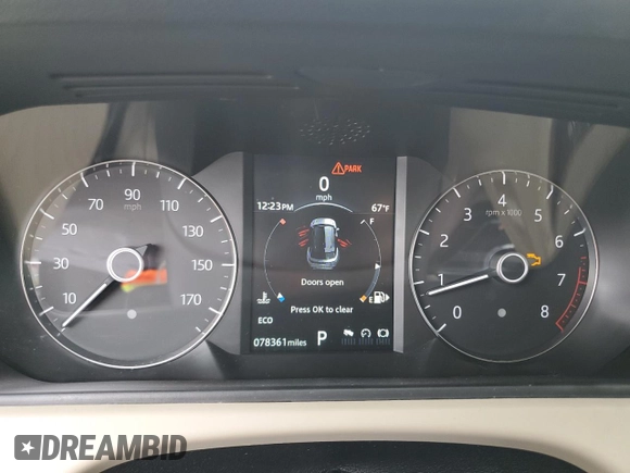 2018 Land Rover Range Rover Velar S with VIN SALYB2RX9JA714822, listed as a Copart auction lot 55617095 with 78,361 mi miles and Clean Title. Bid and sale history available at DreamBid. Image 9.