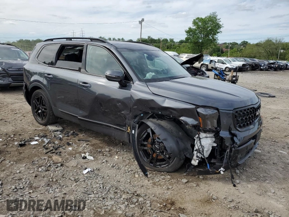 2024 Kia Telluride SX Prestige X-Pro z VIN 5XYP5DGC3RG431902, wystawiony jako Copart lot #55865985 z przebiegiem 6 073 mil mil oraz Szkoda całkowita • Salvage title. Historia ofert i sprzedaży dostępna na DreamBid. Obrazek 4.