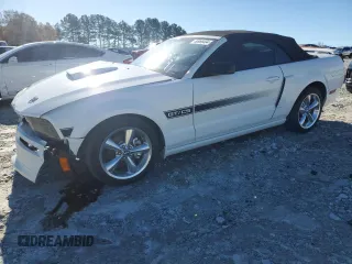 2007 Ford Mustang GT Deluxe with VIN 1ZVFT85H575232313, listed as a Copart auction lot 50304165 with 105,322 mi miles and Salvage Title. Bid and sale history available at carsss.com. Image 1.