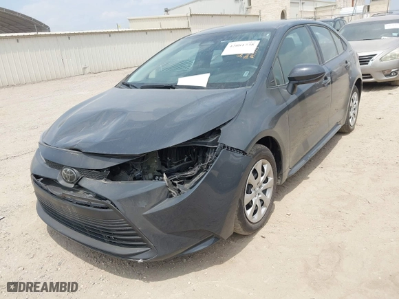 2024 Toyota Corolla LE with VIN 5YFB4MDE4RP177910, listed as a IAAI auction lot 42081738 with 21,653 mi miles. Bid and sale history available at carsss.com. Image 2.