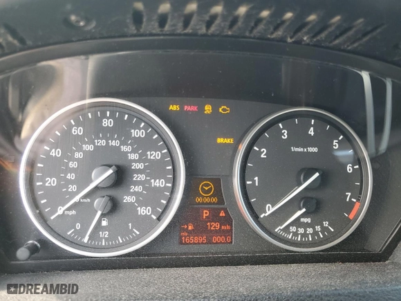 2011 BMW X5 35i with VIN 5UXZV4C55BL407979, listed as a Copart auction lot 53757955 with 165,895 mi miles and Clean Title. Bid and sale history available at carsss.com. Image 9.