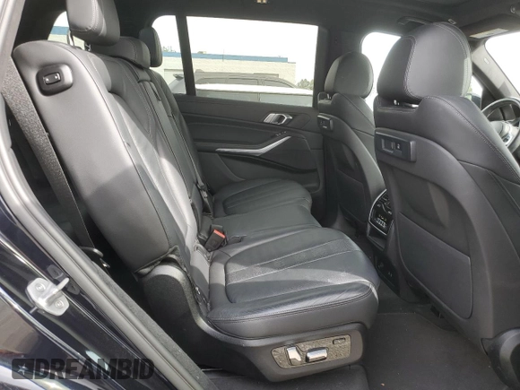2022 BMW X7 xDrive40i with VIN 5UXCW2C00N9M54284, listed as a Copart auction lot 46675775 with 37,386 mi miles and Salvage Title. Bid and sale history available at carsss.com. Image 11.