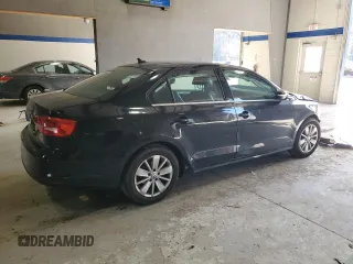 2015 Volkswagen Jetta Sedan 1.8T SE with VIN 3VWD07AJ9FM356936, listed as a Copart auction lot 46892365 with 138,664 mi miles and Salvage Title. Bid and sale history available at carsss.com. Image 3.