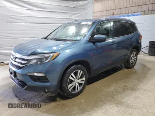 2017 Honda Pilot EX-L z VIN 5FNYF6H55HB048689, wystawiony jako Copart lot #54408055 z przebiegiem 148 574 mil mil oraz Szkoda całkowita • Salvage title. Historia ofert i sprzedaży dostępna na DreamBid. Obrazek 1.